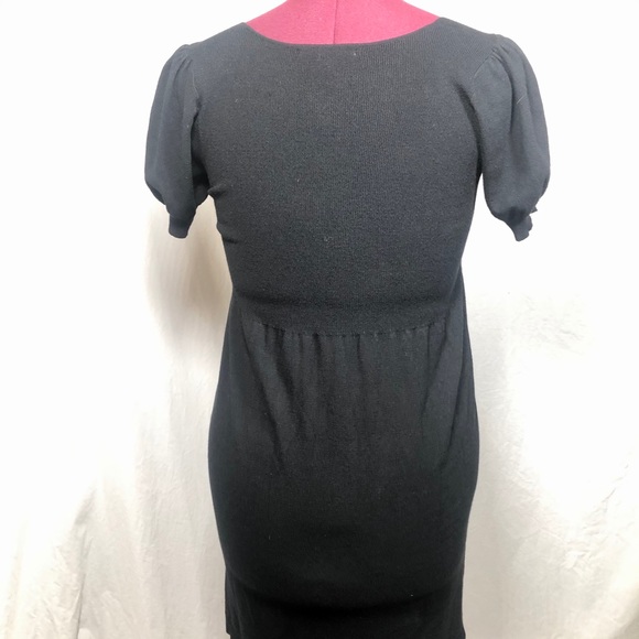 REBECCA TAYLOR Black Mini Dress Size M - Picture 2 of 11